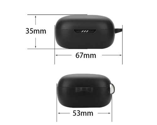 Чохол для навушників BeCover Silicon для JBL Live Pro 2 TWS Black (710955)