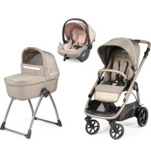 Коляска Peg-Perego 3в1 Veloce Belvedere Lounge з підставкою до люльки (Mon Amour) (PACK-VEL31LG000011)