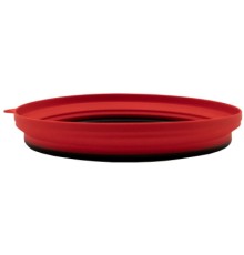 Миска туристична Tramp силіконова з пластиковим дном 1070 мл (TRC-124-terracota)