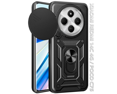 Чохол до мобільного телефона BeCover Military Xiaomi Redmi 14C 4G / Poco C75 Black (712489)