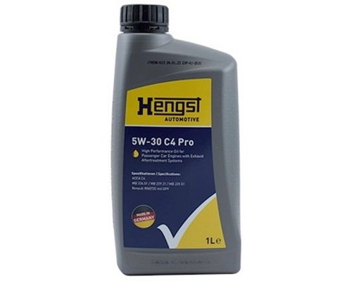 Моторна олива HENGST 5W-30 C4 Pro, 1л (1556800000)