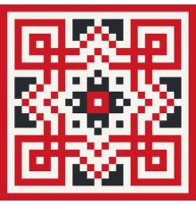 Картина по номерам ArtCraft Український орнамент 30х30 см (13040-AC)