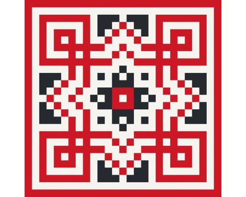 Картина по номерам ArtCraft Український орнамент 30х30 см (13040-AC)