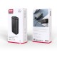 Батарея універсальна XO 30000mAh, PD/20W, QC/22.5W, black (PR200_Black) 