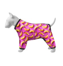 Вітровка для тварин WAUDOG Clothes Банани на рожевому M 47 (394-4055)