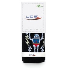 Колготки дитячі UCS Socks з роботом (M0C0301-2300-3B-black)