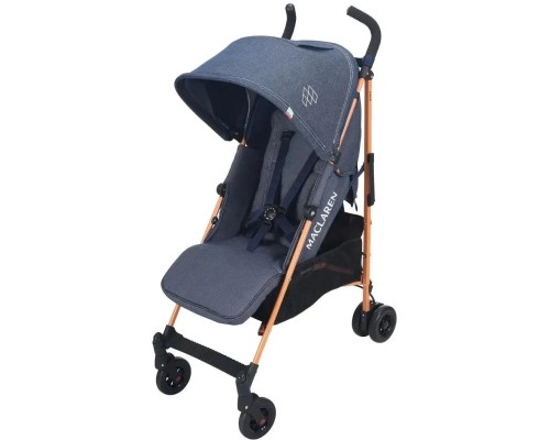 Коляска Maclaren Quest Denim Style Set Indigo, синій джинс (WD1G633312)