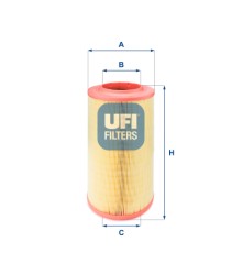 Повітряний фільтр для автомобіля UFI 27.628.00