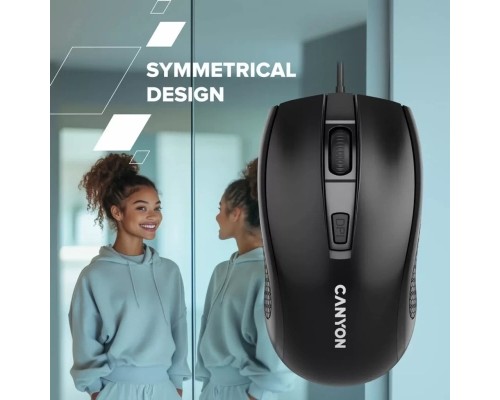 Мишка Canyon M-4 USB Black (CNE-CMS4)