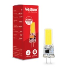 Лампочка Vestum LED COB G4 3,5W 4500K 220V (1-VS-8102)