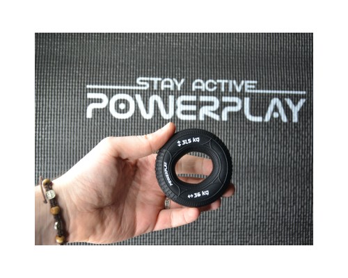 Еспандер PowerPlay PP-4330 Hand Grip Loops Hard 31.5-36 кг Чорний (PP_4330_Black_(31.5-36kg))