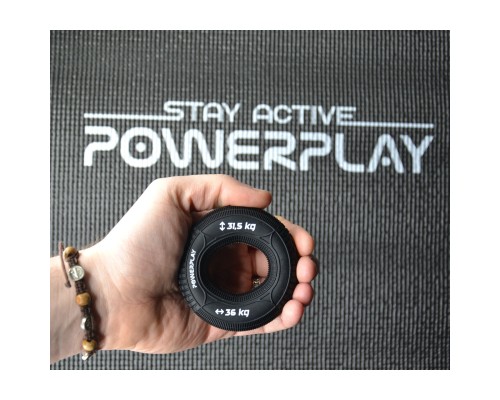 Еспандер PowerPlay PP-4330 Hand Grip Loops Hard 31.5-36 кг Чорний (PP_4330_Black_(31.5-36kg))
