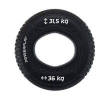 Еспандер PowerPlay PP-4330 Hand Grip Loops Hard 31.5-36 кг Чорний (PP_4330_Black_(31.5-36kg))
