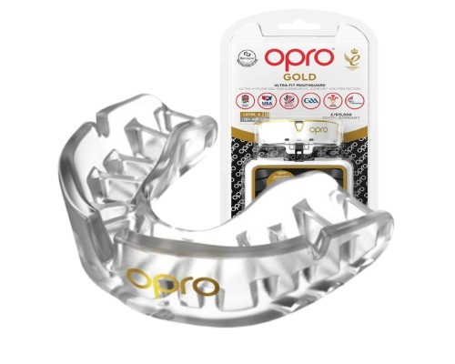 Капа Opro Gold Clear (102504015) (Gold_Clear)