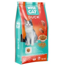 Сухий корм для кішок Wise Cat Duck 10 кг (4820111141593)