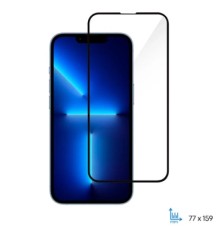 Скло захисне 2E iPhone 13 Pro Max 2.5D FCFG black (2E-IP-13M-6.7-SMFCFG-BB)