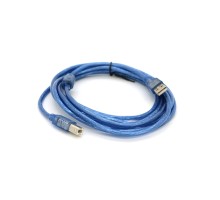 Кабель для принтера USB 2.0 AM/BM 3.0m ferrite blue Ritar (YT-AM/BM-3.0TBL)