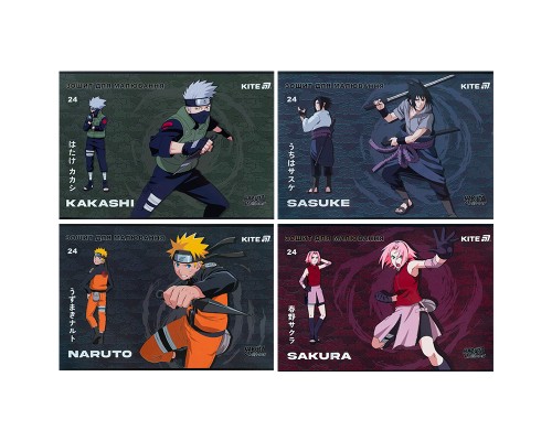 Альбом для малювання Kite Naruto, 24 аркуша (NR25-242)