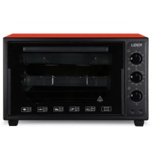 Електропіч LIDER 3623 ECO BLACK-RED