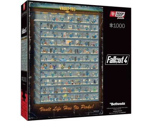 Пазл GoodLoot Fallout 4 Perk Poster Puzzles 1000 ел. (5908305247937)