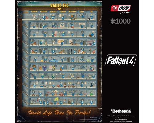 Пазл GoodLoot Fallout 4 Perk Poster Puzzles 1000 ел. (5908305247937)