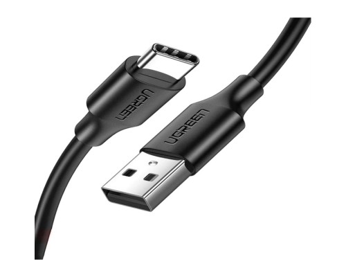 Дата кабель USB 2.0 AM to USB-C 0.25m 3A US287 black Ugreen (60114)
