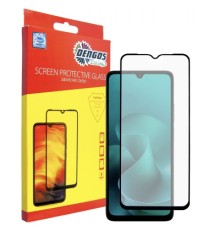 Скло захисне Dengos Full Glue Motorola G06 Black (TGFG-420)