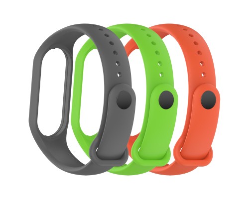 Ремінець до фітнес браслета Armorstandart комплект 3шт Xiaomi Mi Band 7/6/5 New Style Ditsy (ARM75070)