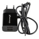 Зарядний пристрій Grand-X 5V 2,1A 2USB + micro USB Black (CH-35B)