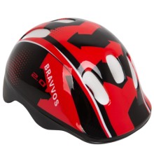 Шолом Velotrade HEL100 черно-красный детский (HEAD-007)