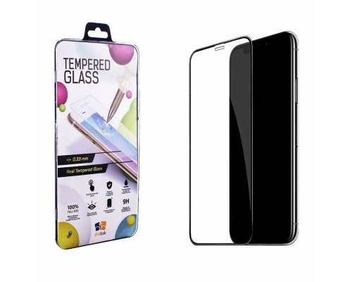 Скло захисне Drobak для iPhone 11 Pro Max (Black) (500277)