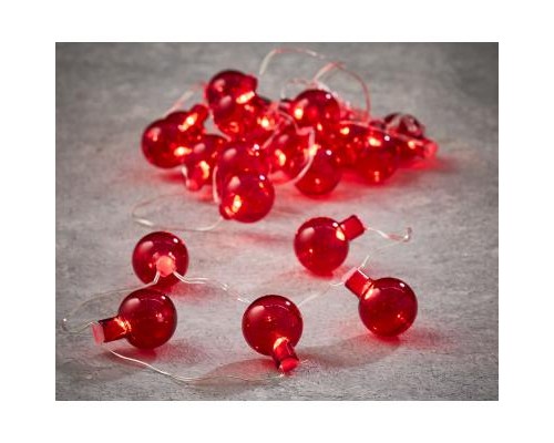 Гірлянда Luca Lighting Лампочки червоні, 2,4 м (8718861683769)