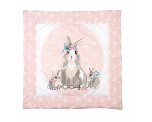 Пеленальний матрацик Верес Кокон з пледом Summer Bunny pink (450.06)