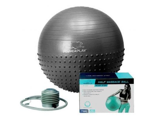 М'яч для фітнесу PowerPlay 4003 75см Dark Grey (PP_4003_D75_Dark-grey)
