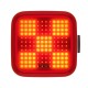 Задня велофара Knog Мигалка Blinder Grid COB Rear 100 Lumens (12284)