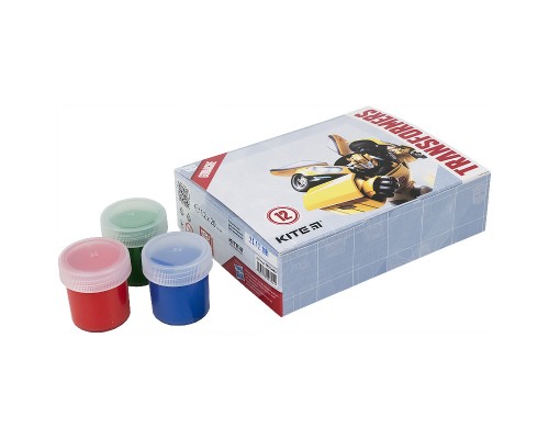 Гуашеві фарби Kite Transformers 12 кол., 20мл (TF21-063)