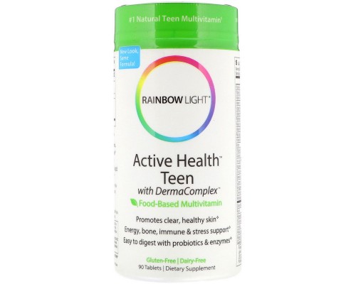 Мультивітамін Rainbow Light Мультивітаміни Для Підлітків, Активність, Здоров'я і (RLT-11202) Мультивітамін Rainbow Light Мультивітаміни Для Підлітків, Активність, Здоров'я і (RLT-11202)