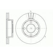 Гальмівний диск REMSA 6177.10