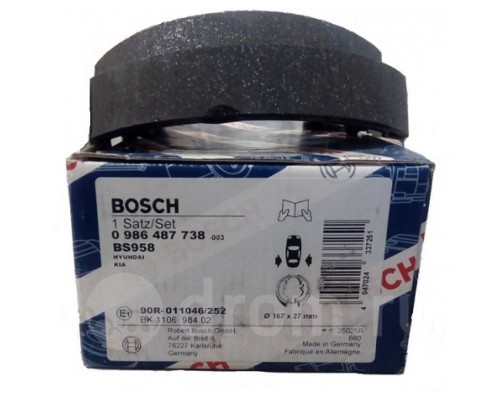 Гальмівні колодки Bosch 0 986 487 738