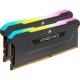 Модуль пам'яті для комп'ютера DDR4 16GB (2x8GB) 3600 MHz Vengeance RGB Pro SL Black Corsair (CMH16GX4M2D3600C18)