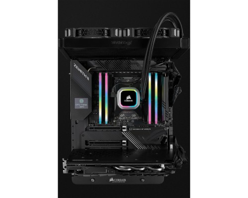 Модуль пам'яті для комп'ютера DDR4 16GB (2x8GB) 3600 MHz Vengeance RGB Pro SL Black Corsair (CMH16GX4M2D3600C18)