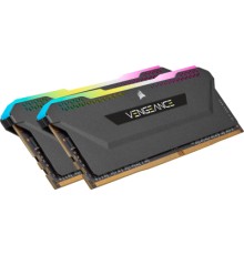 Модуль пам'яті для комп'ютера DDR4 16GB (2x8GB) 3600 MHz Vengeance RGB Pro SL Black Corsair (CMH16GX4M2D3600C18)