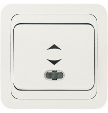 Вимикач MAKEL Mimoza Біла (22025)