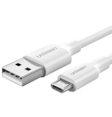 Дата кабель USB 2.0 AM to Micro 5P 1.5m US289 (White) Ugreen (60142)