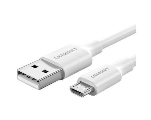 Дата кабель USB 2.0 AM to Micro 5P 1.5m US289 (White) Ugreen (60142)