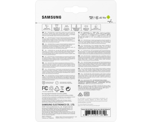 Карта пам'яті Samsung 256GB microSDXC class 10 EVO PLUS UHS-I (MB-MC256KA/RU)