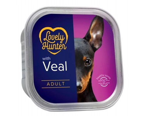 Вологий корм для собак Lovely Hunter Adult Veal 150 г (LHU45444) Вологий корм для собак Lovely Hunter Adult Veal 150 г (LHU45444)