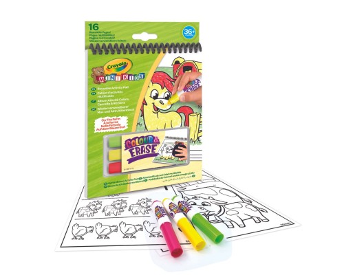 Набір для творчості Crayola Mini Kids Розмальовка багаторазова Ферма (81-1499-3)