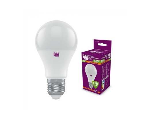 Лампочка ELM B60 10W PA10S E27 3000K (18-0176)