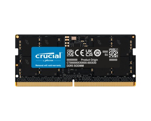 Модуль пам'яті для ноутбука SoDIMM DDR5 16GB 4800 MHz Micron (CT16G48C40S5)